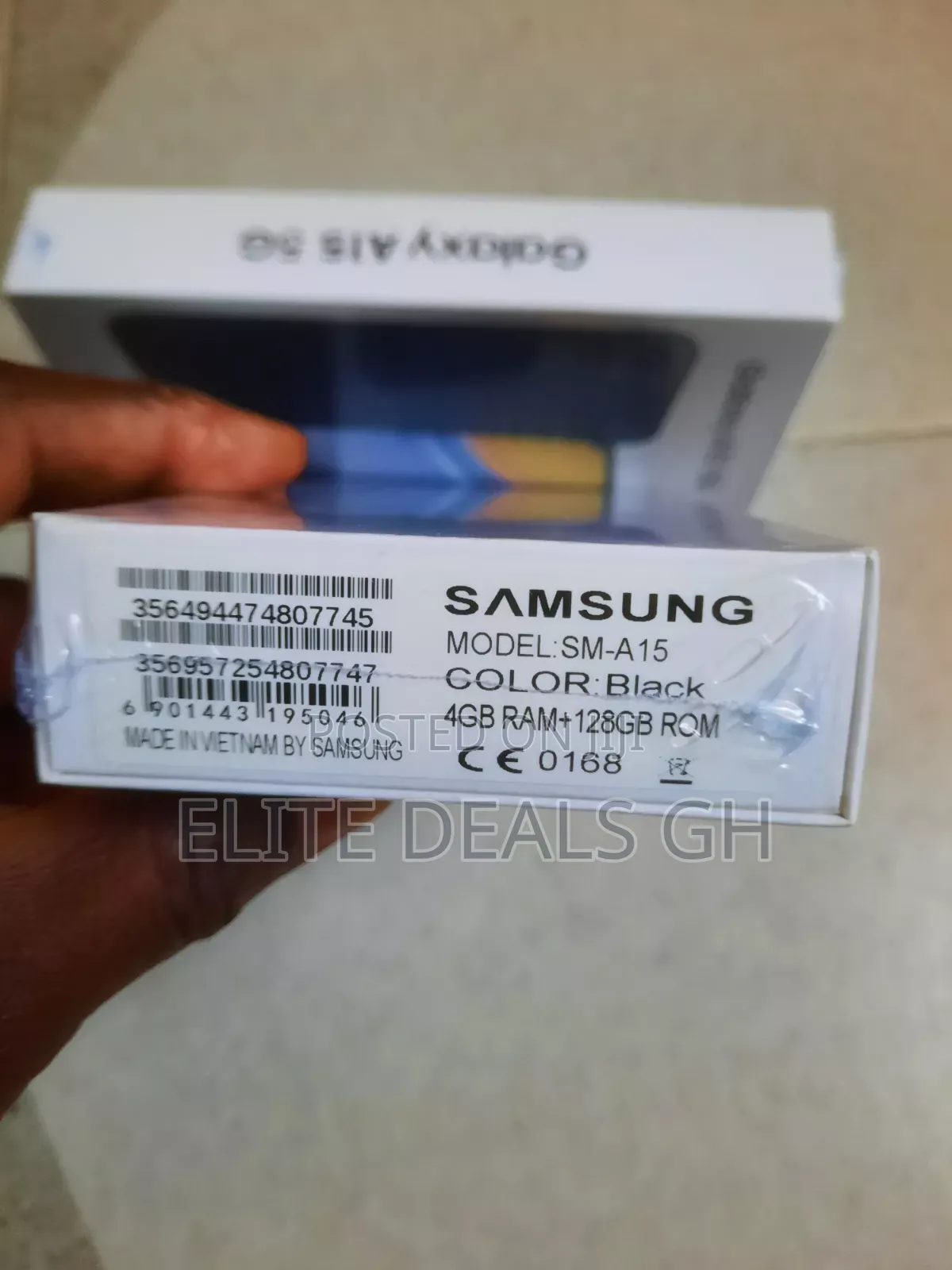 New Samsung Galaxy A15 5G 128 GB Black