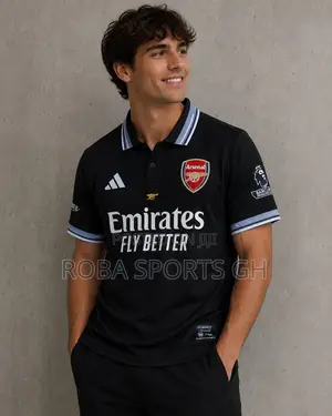 Arsenal Fan’S Black Polo
