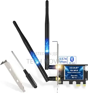 Edup Pci-E Wifi 6 and Bluetooth 5.4 Network Card Dongle for Desktop