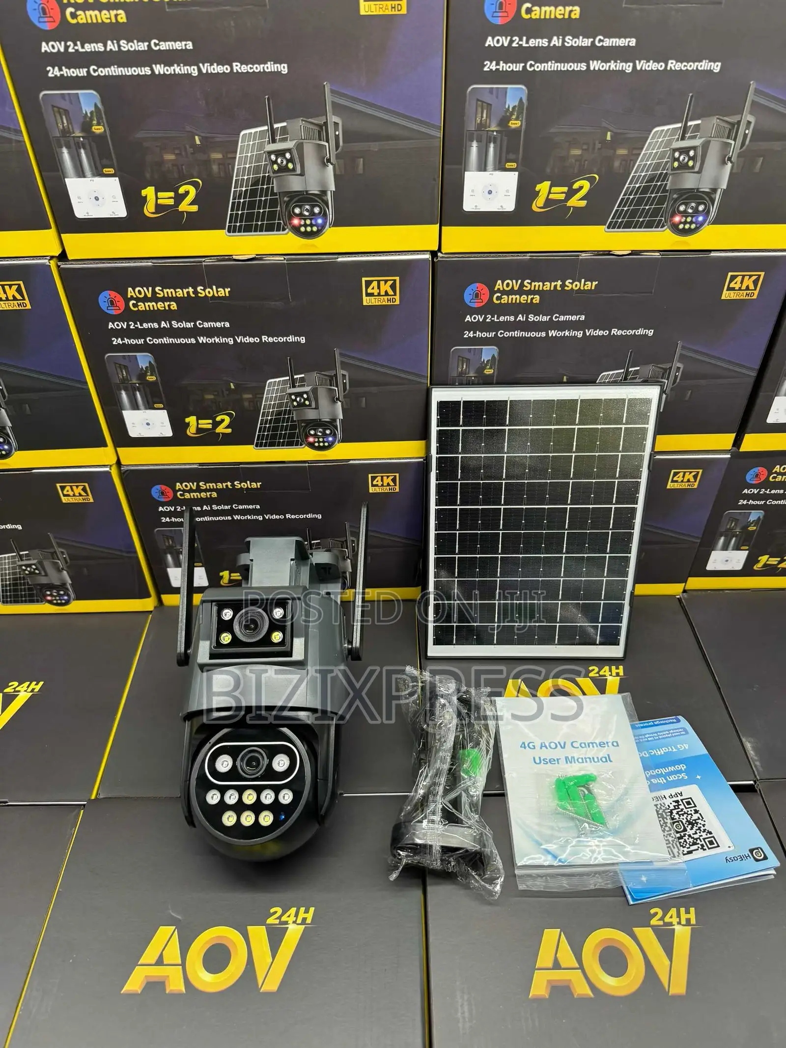Dual Lens Solar 4g Security Cam
