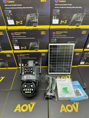 Dual Lens Solar 4g Security Cam