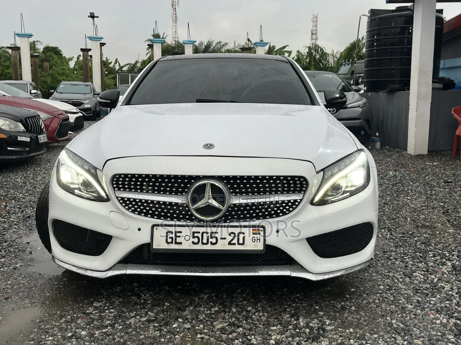 Mercedes-Benz C300 Base C300 AWD 4MATIC Sedan 2018 White
