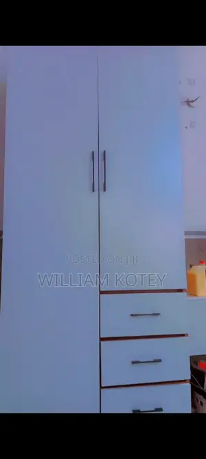 Fully Built Laminated Wardrobe 2 in 1(Payment on Delivery)