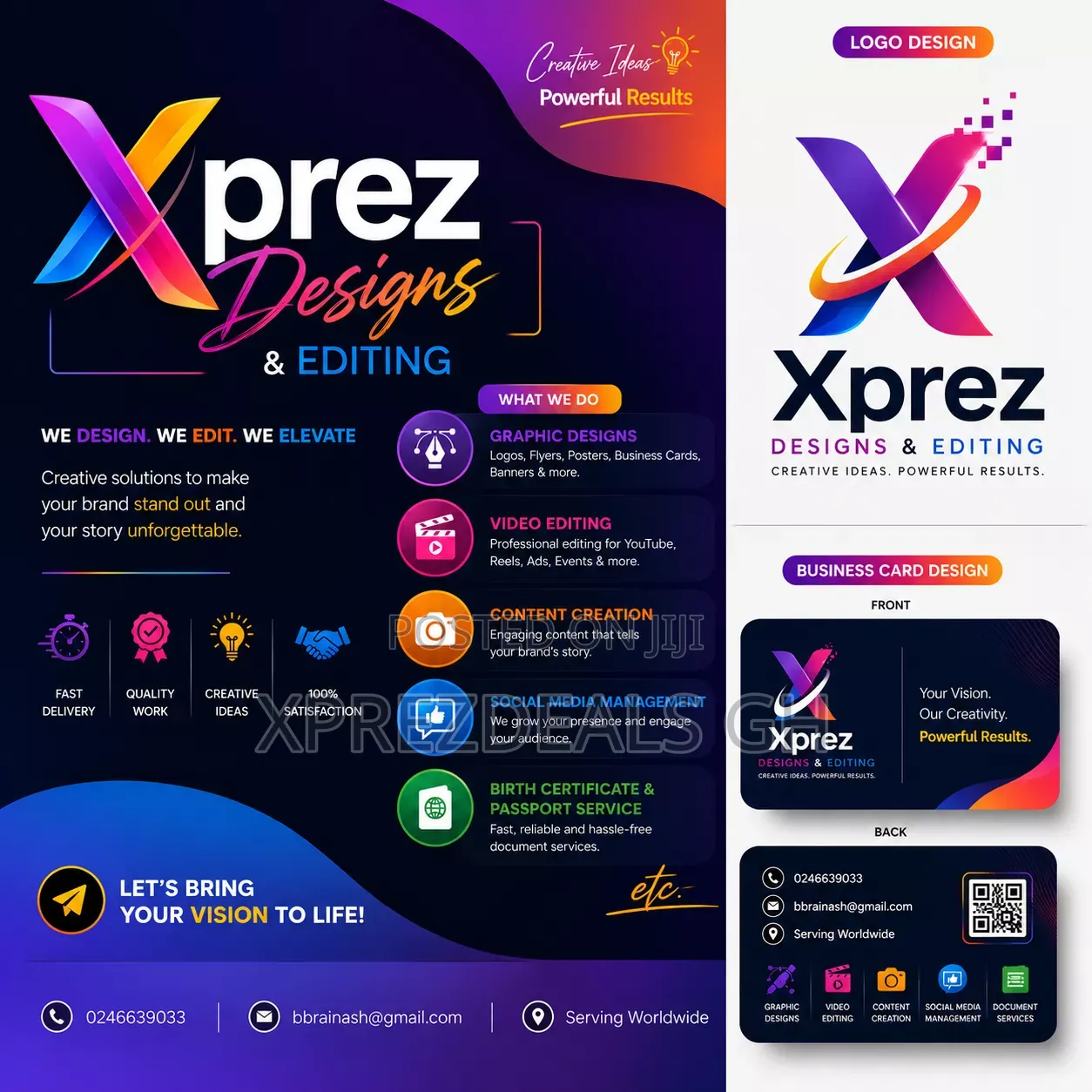 Graphic Design & Video Editing