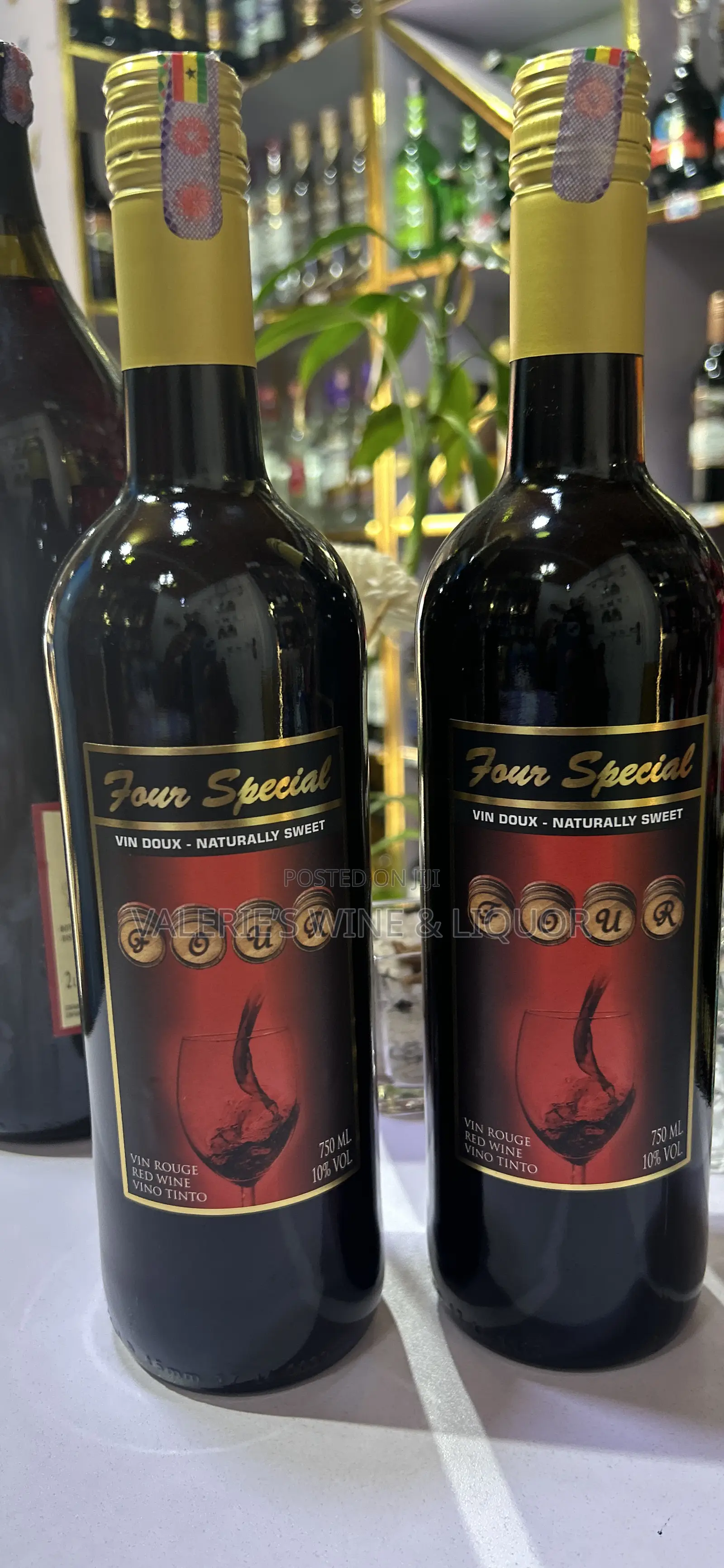 Four Special Natural Sweet Wine