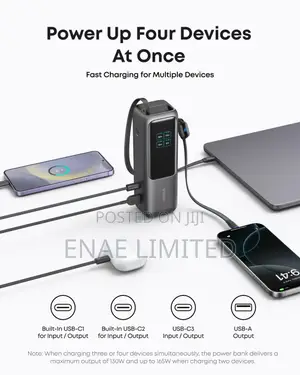 Anker 165w Laptop/Phone Powerbank Bank (25,000mah)