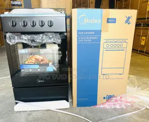 Stainless Steel Made Midea 4 Top Burning Gas Cooker With Oven