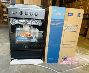 Quality Midea Black 50*50 Top 4 Burner Gas Cooking Cooker