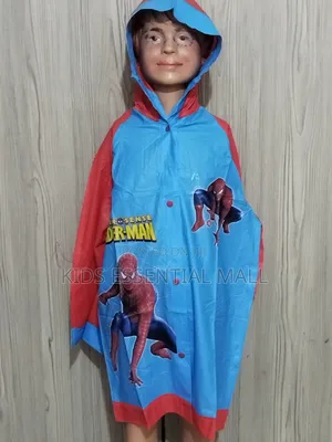 2 to 8years Cartoon PVC Raincoat for Kids