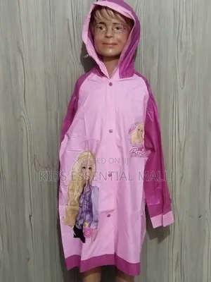 2 to 8years Cartoon PVC Raincoat for Kids