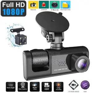 3-channel Mirror Dash Cam