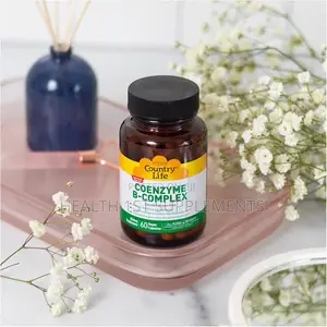 Country Life, Coenzyme Vitamin B-Complex , 60 Vegan Caps, Glass Bottle