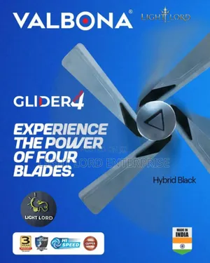 Glider4 Blade Gray Ceiling Fan