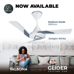 Supprem White Color Valbona Ceiling Fan