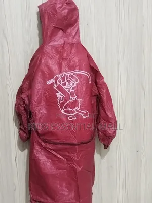 Ages 3 To 9years Durable Raincoat For Children