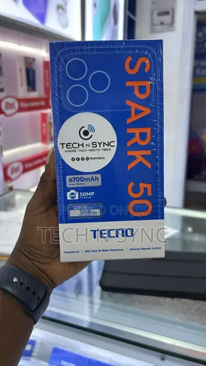 New Tecno Spark 50 128 GB Black