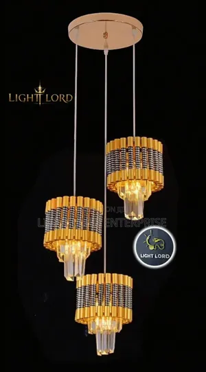 Black and Gold Pendant Light