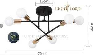 6arm Pendant Light