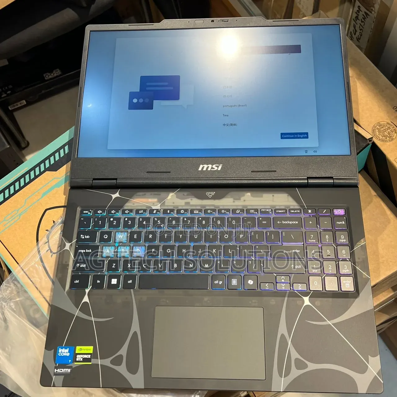 New Laptop MSI Katana 15 32GB Intel Core i7 SSD 1T