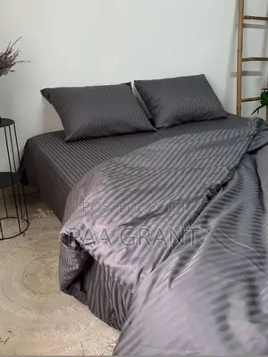 Premium Cotton Bedding(2 Sheets,4 Pillow Cases for Air Bnb, Hotels Etc