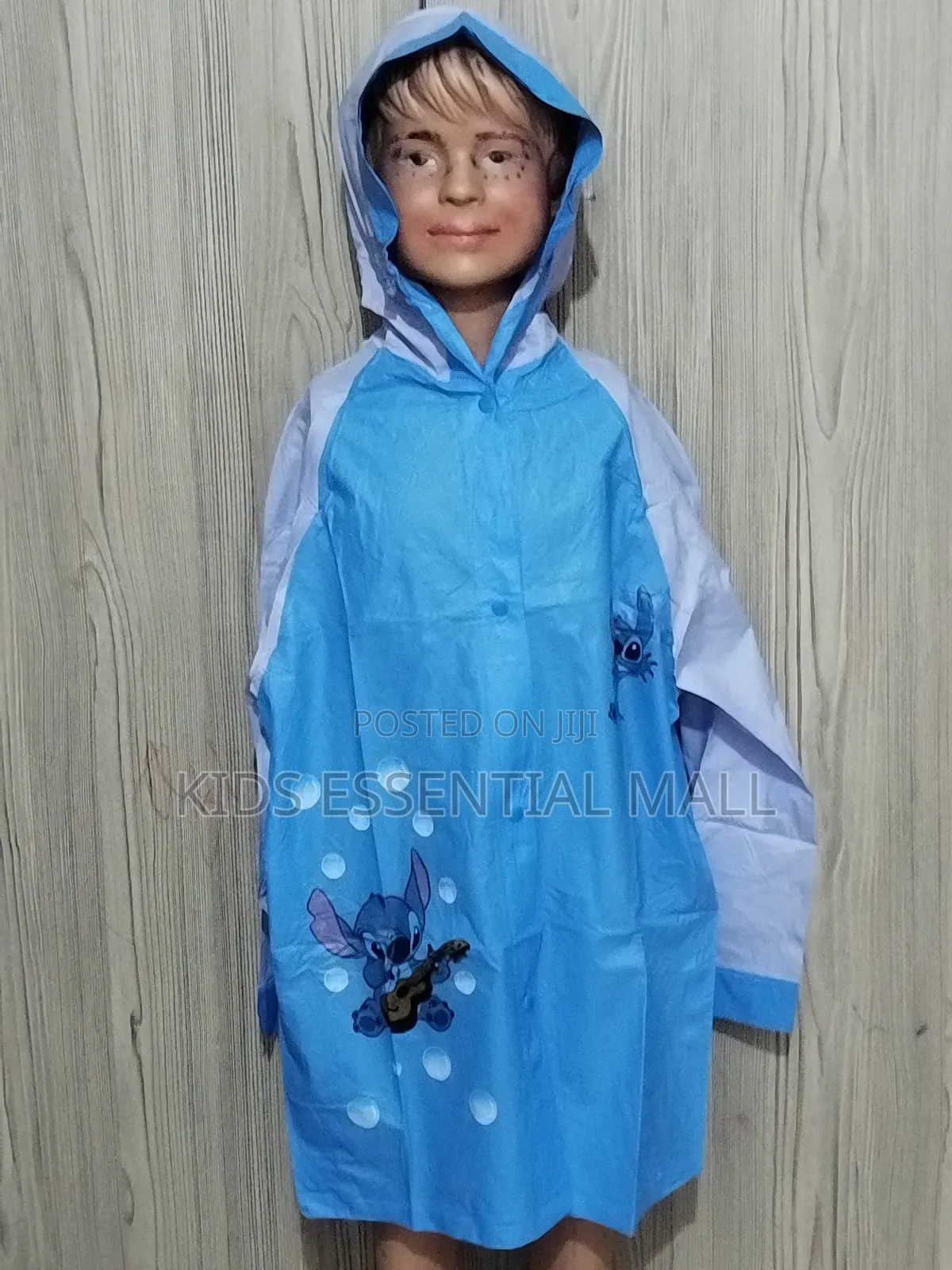 2 to 8years Cartoon PVC Raincoat for Kids