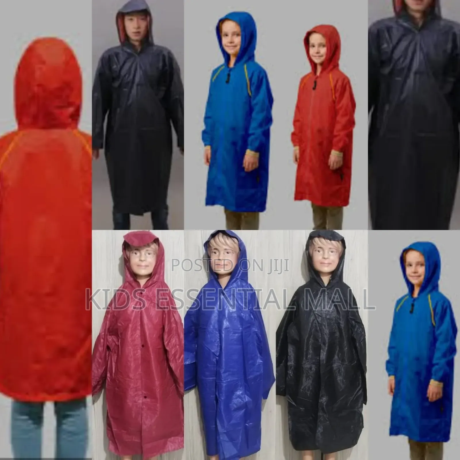 Ages 3 To 9years Durable Raincoat For Children