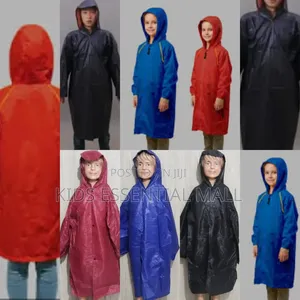 Ages 3 To 9years Durable Raincoat For Children