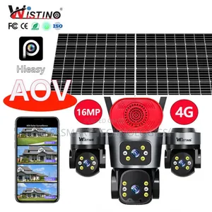 4g Sim Card Multi-Lens Solar Security Camera System