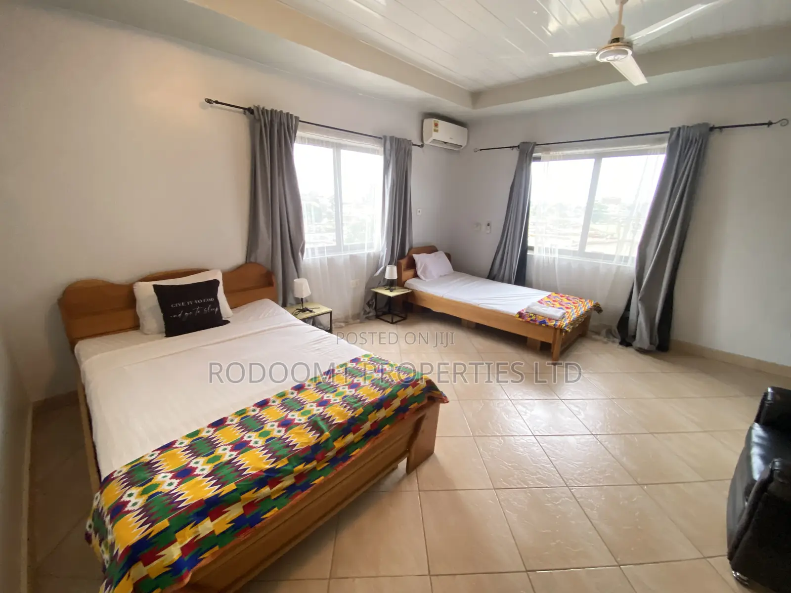 Fully Furnished Executive 3 Bedrooms Apartments at Tesano for Short Stay
