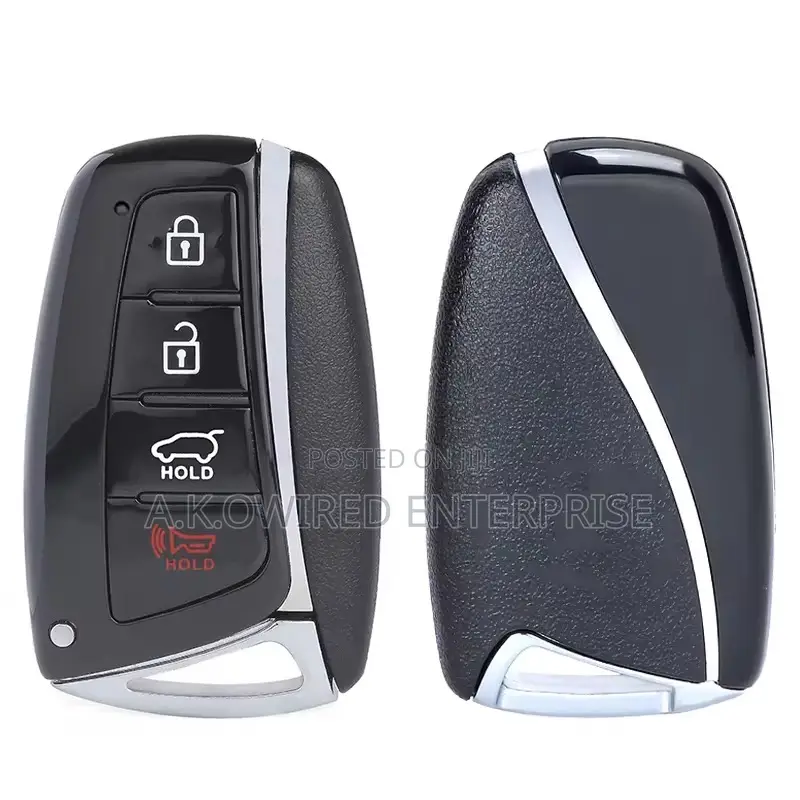 Car Key Shell 4 Buttons (Suv) Case Cover Hyundai 2013-2018 Santa Fe
