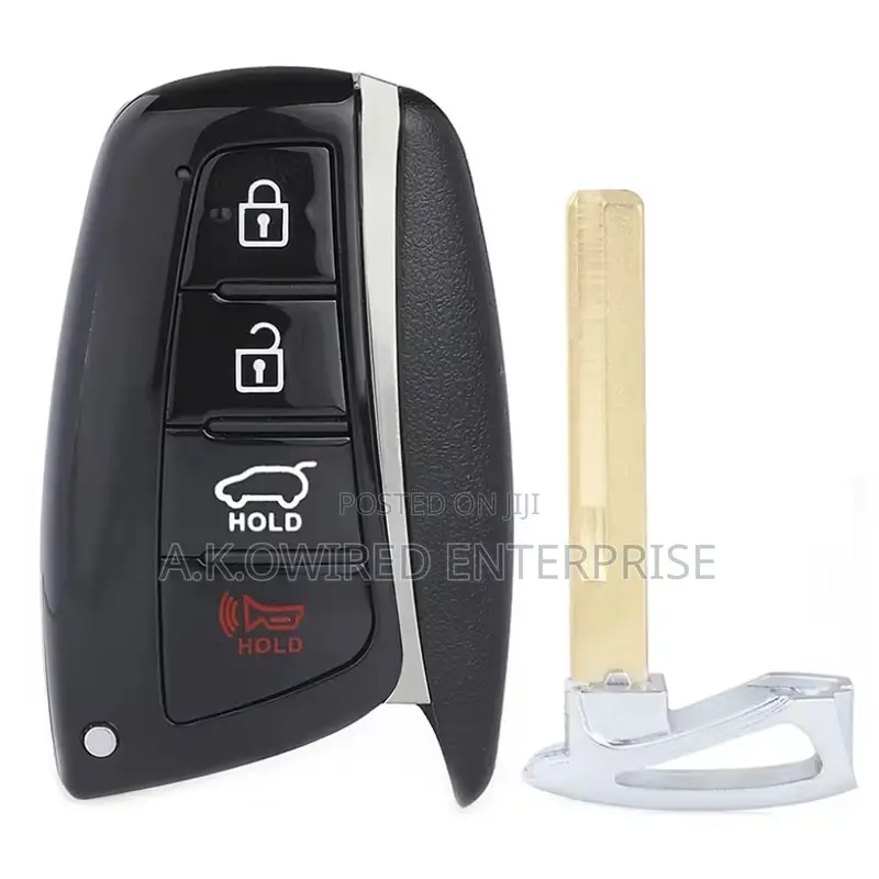 Car Key Shell 4 Buttons (Suv) Case Cover Hyundai 2013-2018 Santa Fe