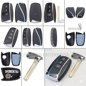 Car Key Shell 4 Buttons (Suv) Case Cover Hyundai 2013-2018 Santa Fe