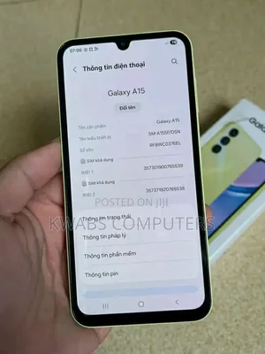 Samsung Galaxy A15 256 GB Yellow