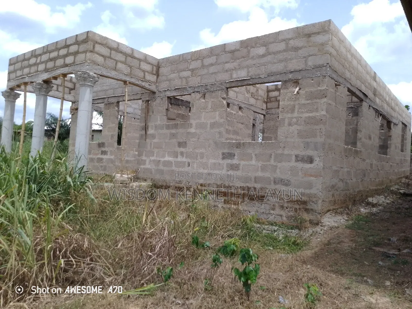 4bdrm House at Ejisu Besease Near Kumasi for Sale