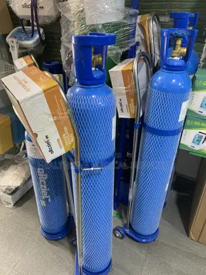 15 Litres Oxygen Cylinder With Trolley and Oxygen Regulator