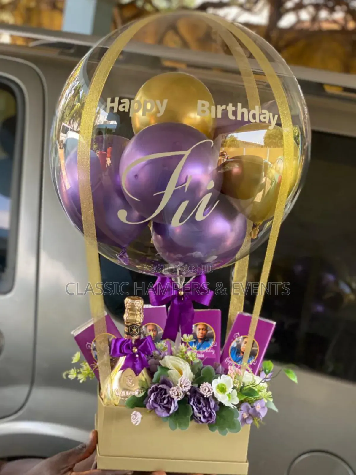 Balloon, Money and Floral Bouquets