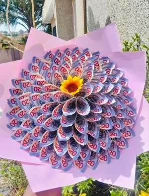 Balloon, Money and Floral Bouquets
