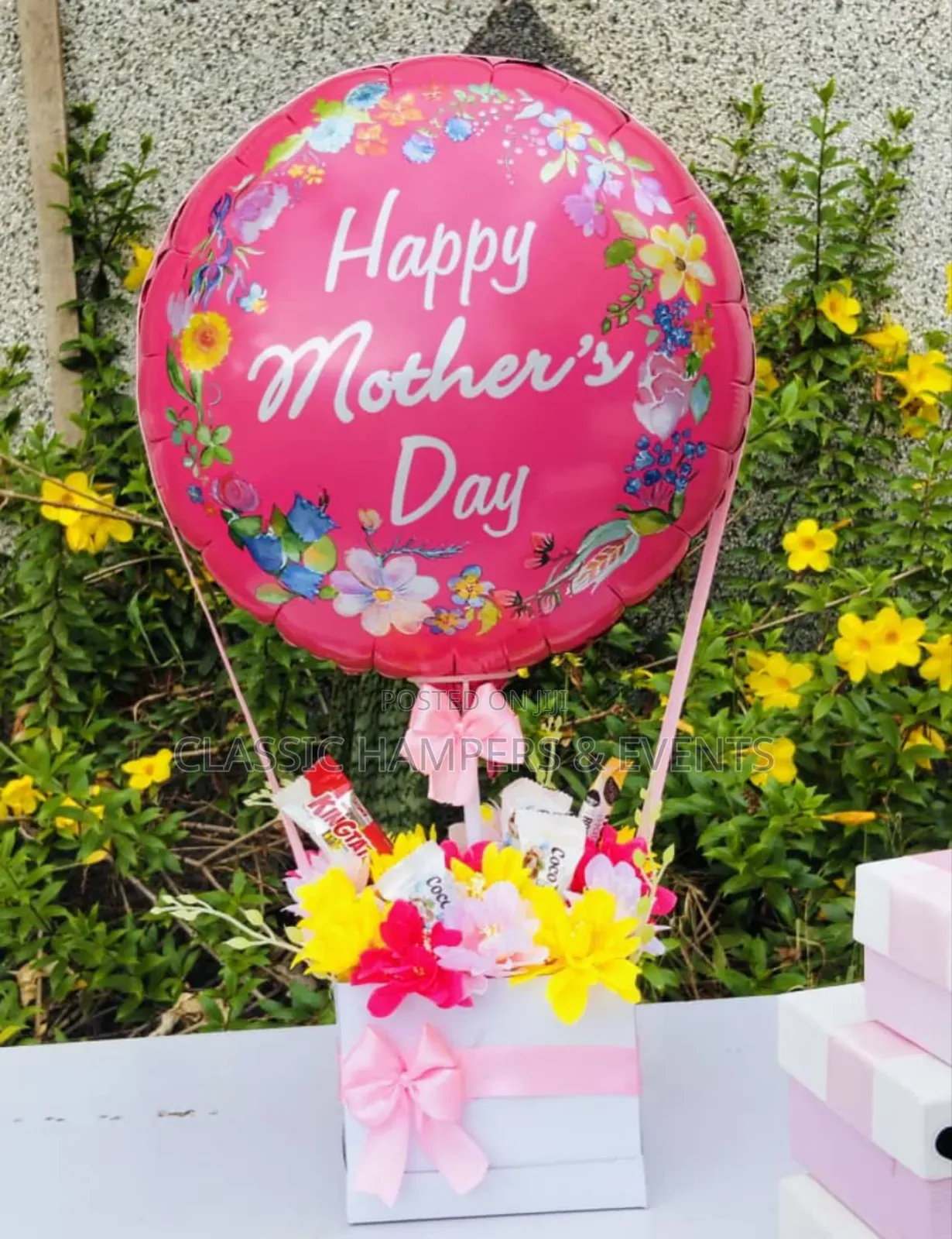 Balloon, Money and Floral Bouquets