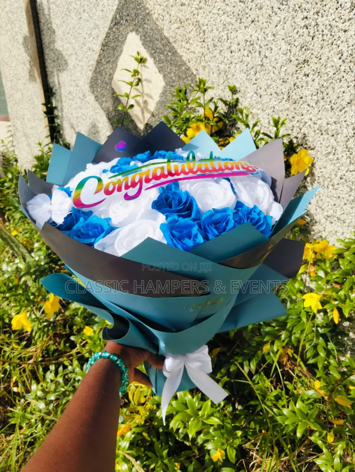 Balloon, Money and Floral Bouquets
