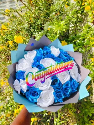Balloon, Money and Floral Bouquets