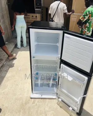 Original Midea Mdrt187 127liter Bottom Mount Freezer Fridge(Black) 