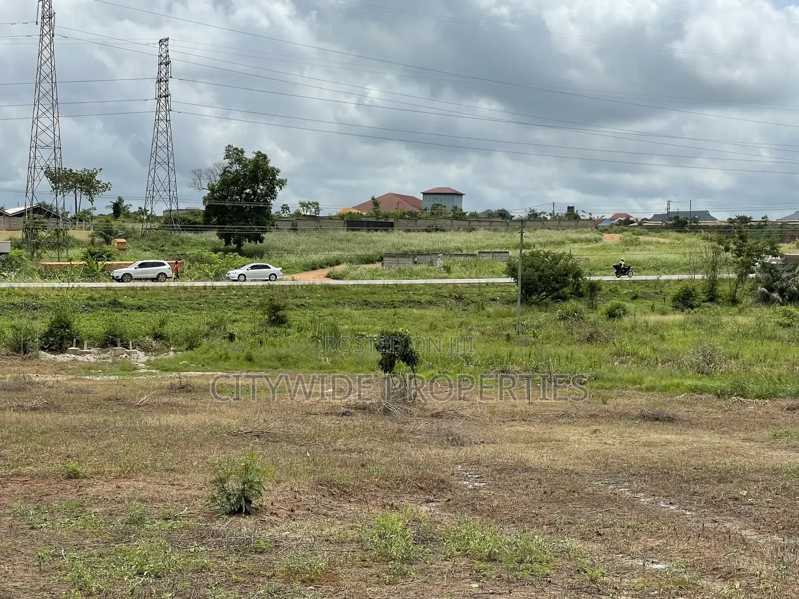 Accra-Kumasi Hwy Roadside Commercial Land for Sale at Ejisu, Kumasi