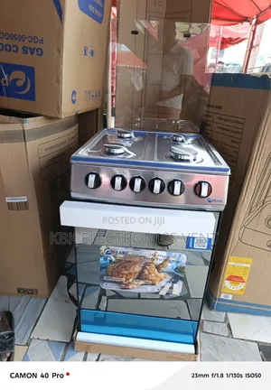 Pearl 50*50 4burner Gas Cooker Oven + Grill