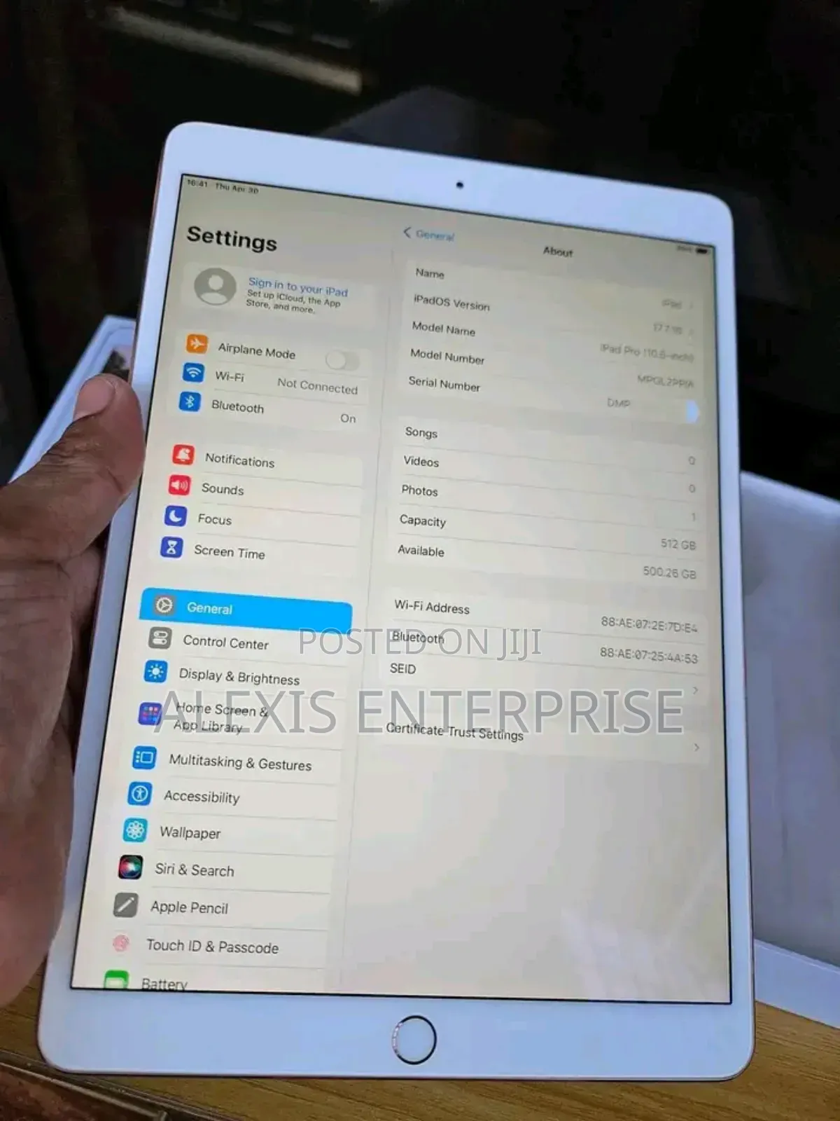 Apple iPad Pro 512 GB Gray