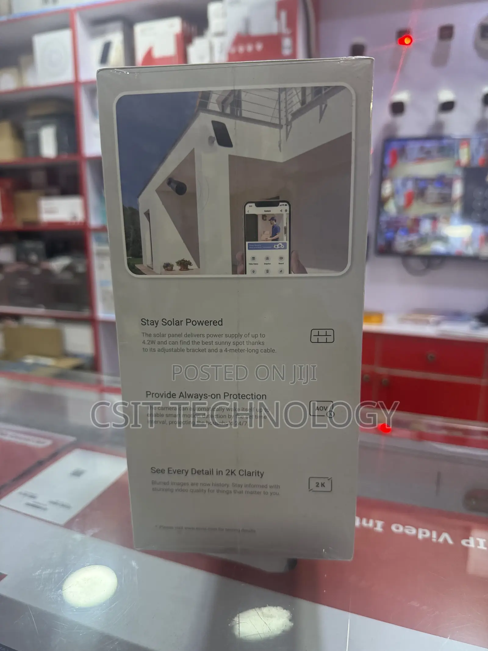 Smart Home Battery Camera and Solar Kit .Eb3