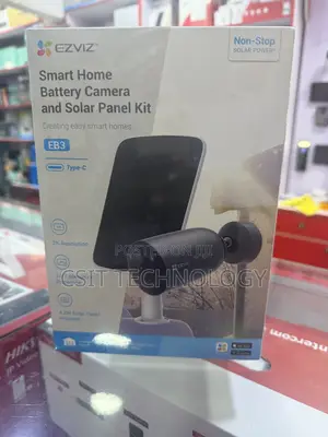 Smart Home Battery Camera and Solar Kit .Eb3