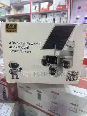 Aov Solar Powered 4g Sim Smart Camera