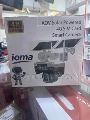 Aov Solar Powered 4g Sim Card Smart Camera