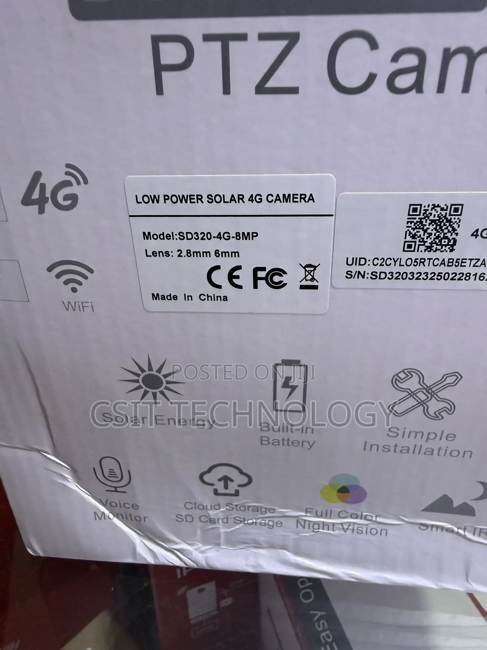Gz Sony Dual Lens Solar PTZ Camera