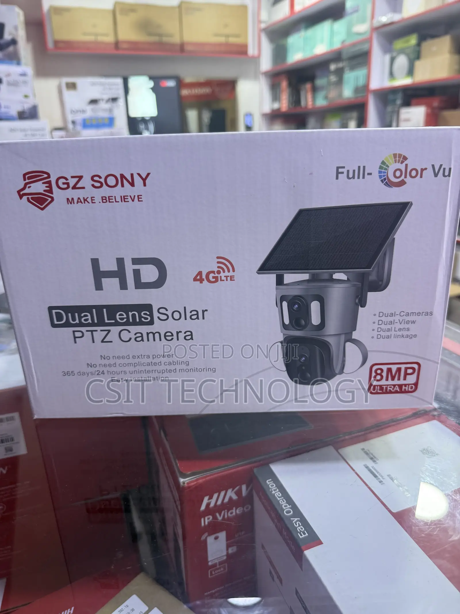 Gz Sony Dual Lens Solar PTZ Camera